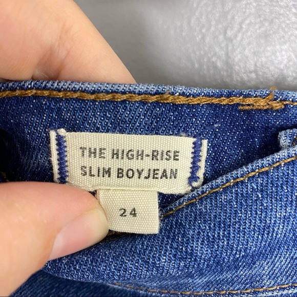 MADEWELL High Rise Beaded Slim Boy Jean - Picture 10 of 10